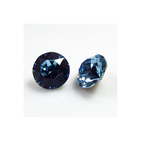 Cabochon rond SS39 8mm Aquamarine (x1)
