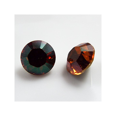 Cabochon rond SS39 8mm Crystal Copper (x1) Cabochon rond SS39 8mm Crystal Copper (x1)