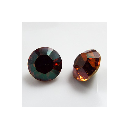 Cabochon rond SS39 8mm Crystal Copper (x1)