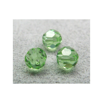 Perle ronde en cristal Swarovski 5000 6mm Péridot (x10)