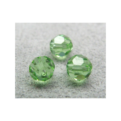 Perle ronde en cristal Swarovski 5000 6mm Péridot (x10)