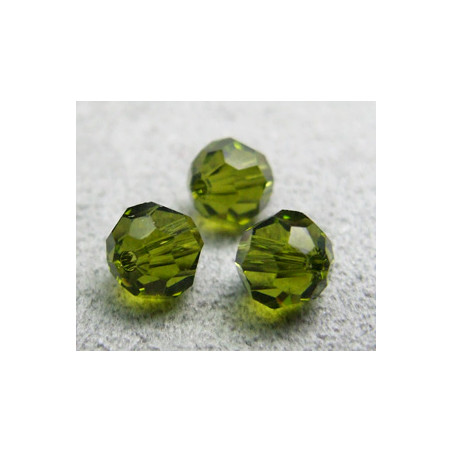 Perle ronde en cristal Swarovski 5000 6mm Olivine (x10)