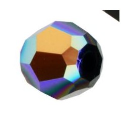 Rondes 8mm Jet Ab (X4)