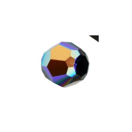 Rondes 8mm Jet Ab (X4)