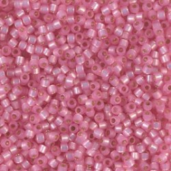DBM-0625 Delicas 10/0 Silver Lined Pink Alabaster Dyed (x5gr)