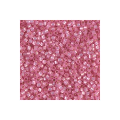 DBM-0625 Delicas 10/0 Silver Lined Pink Alabaster Dyed (x5gr)