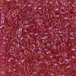 DBM-0062 Delicas 10/0 Lined Light Cranberry AB (x5gr)