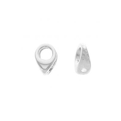 Réducteur Cymbal Kolympos Plaqué Argent 11x8mm (x1)