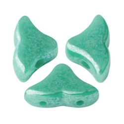 Hélios® par Puca® 5x7mm Opaque Green Turquoise Luster (x5gr)
