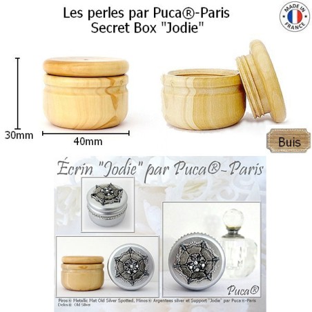 Support bois par Puca® "Jodie" 40x31mm (x1)
