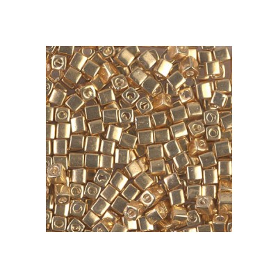 Cubes 1.8mm SB1052 Galvanized Gold (x10gr)