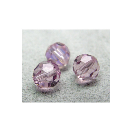 Perle ronde en cristal Swarovski 5000 6mm Light Amethyst (x10)