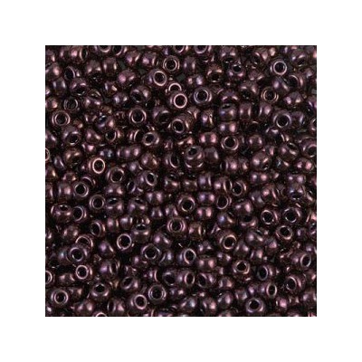 R8-0460 Rocailles 8/0 Miyuki Metallic Dark Raspberry (DB012) (x10gr)