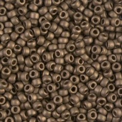 R8-2006 Rocailles 8/0 Miyuki Metallic Mat Dark Bronze (DB322) (x10gr)