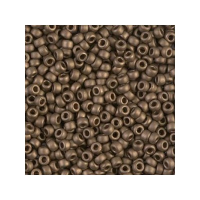 R8-2006 Rocailles 8/0 Miyuki Metallic Mat Dark Bronze (DB322) (x10gr)