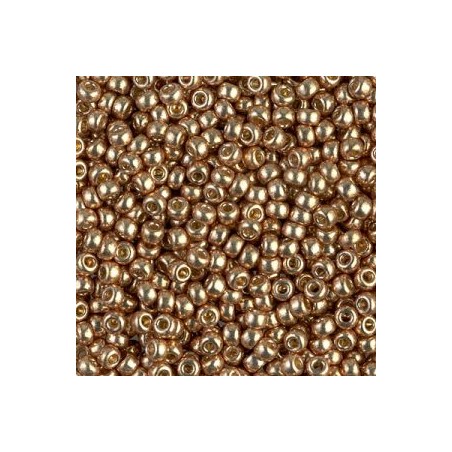 R8-4204 Rocailles 8/0 Miyuki Duracoat Galvanized Champagne (x10gr)