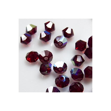 Toupies 3mm Siam AB - réf.5301 (x20)