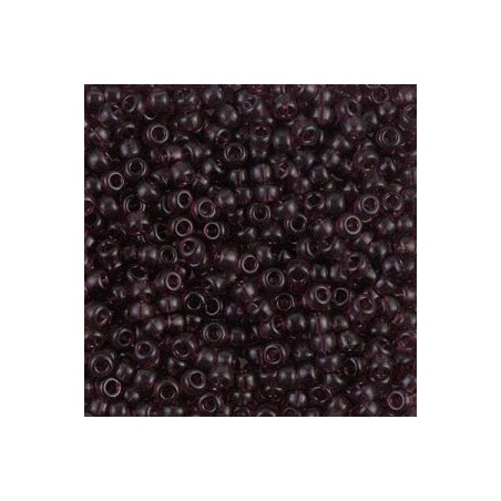 R8-0153 Rocailles 8/0 Miyuki Dark Smoky Amethyst (DB1104) (x10gr)