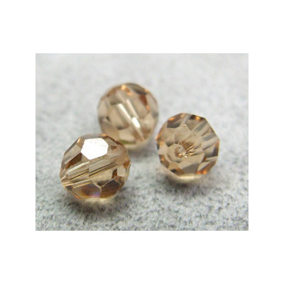 Perle ronde en cristal Swarovski 5000 6mm Light Colorado Topaz (x10)