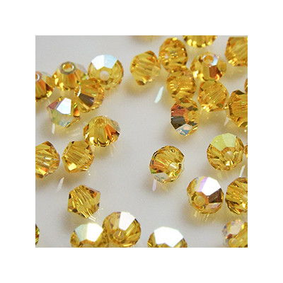 Toupies 3mm Light Topaz AB - réf.5301 (x20) Toupies 3mm Light Topaz AB - réf.5301 (x20)