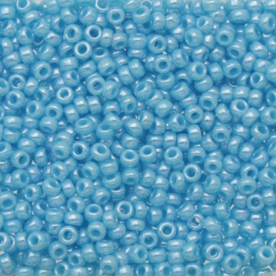 R11-0433 Rocailles 11/0 Opaque Aquamarine Luster (x10gr)