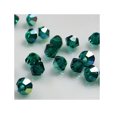 Toupies 3mm Emerald AB - réf.5301 (x20)