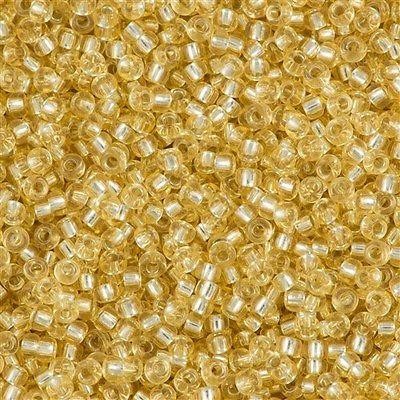 R11-0002 Rocailles 11/0 Silver Lined Pale Gold (x10gr)