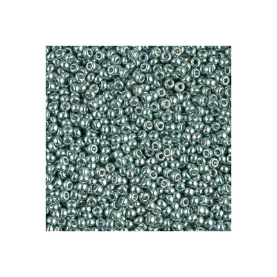 R11-4216 Rocailles 11/0 Duracoat Galvanized Dark Sea Foam (x10gr)