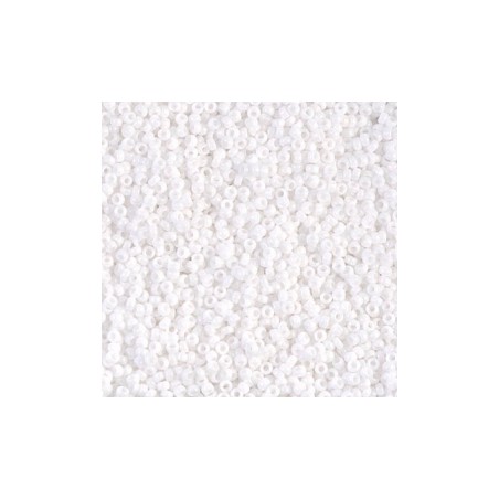R15-0402 Rocailles 15/0 Opaque White (DB200) (x5gr)