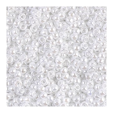 R15-0528 Rocailles 15/0 White Ceylon Pearl (x5gr)