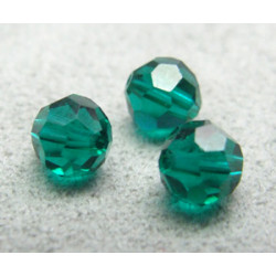 Perle ronde en cristal Swarovski 5000 6mm Emerald (x10)