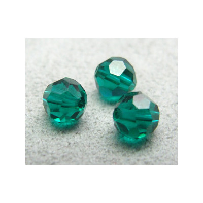 Perle ronde en cristal Swarovski 5000 6mm Emerald (x10)