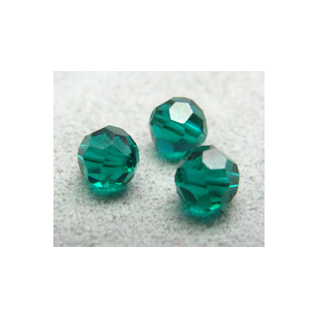 Perle ronde en cristal Swarovski 5000 6mm Emerald (x10)