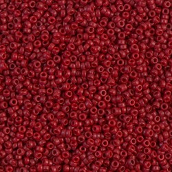 R15-1464 Rocailles 15/0 Dyed Opaque Maroon (x5gr)