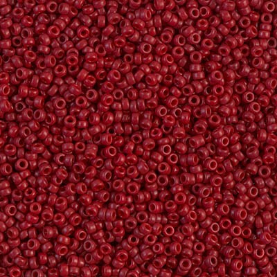 R15-1464 Rocailles 15/0 Dyed Opaque Maroon (x5gr) R15-1464 Rocailles 15/0 Dyed Opaque Maroon (x5gr)