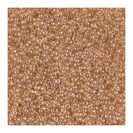 R15-2439 Rocailles 15/0 Beige Transparent Luster (DB101) (x5gr)