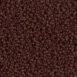 R15-0409 Rocailles 15/0 Opaque Chocolate (DB734) (x5gr)