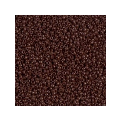 R15-0409 Rocailles 15/0 Opaque Chocolate (DB734) (x5gr)