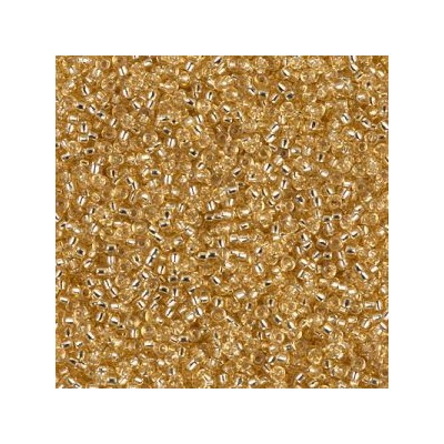 R15-0003 Rocailles 15/0 Crystal Gold Lined (DB042) (x5gr) R15-0003 Rocailles 15/0 Crystal Gold Lined (DB042) (x5gr)