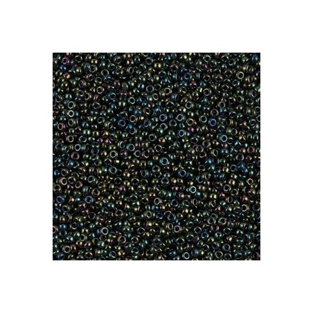 R15-0453 Rocailles 15/0 Green Iris (DB003) (x5gr)