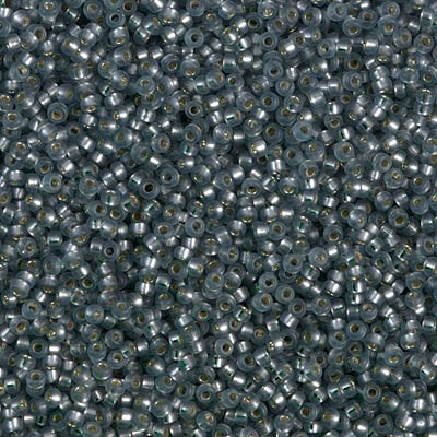 R15-1657 Rocailles 15/0 Semi Mat Silver Lined Grey (DB697) (x5gr) R15-1657 Rocailles 15/0 Semi Mat Silver Lined Grey (DB697) (x5gr)