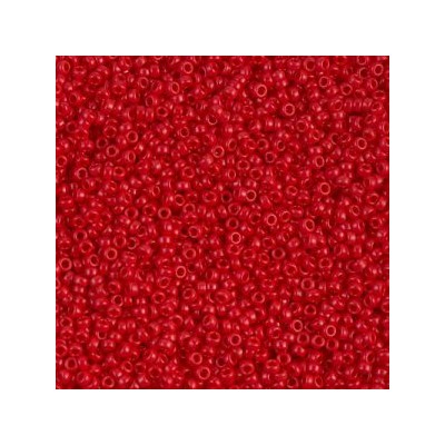 R15-0408 Rocailles 15/0 Opaque Red (DB723) (x5gr)