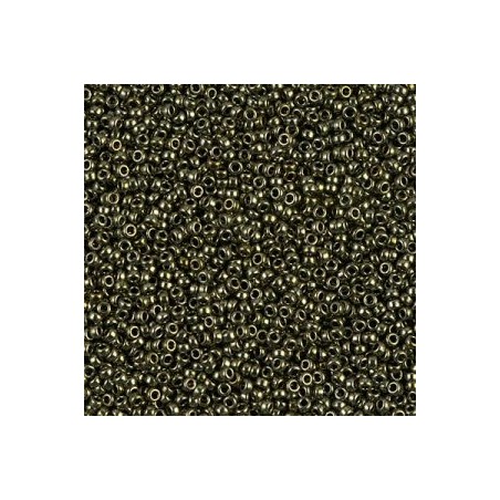 R15-0459 Rocailles 15/0 Metallic Olive (DB011) (x5gr)