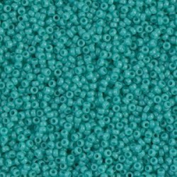 R15-0412 Rocailles 15/0 Opaque Turquoise (DB729) (x5gr)