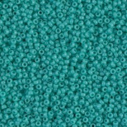 R15-0412 Rocailles 15/0 Opaque Turquoise (DB729) (x5gr)