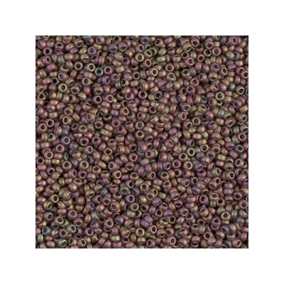 R15-2035 Rocailles 15/0 Metallic Mat Green Pink (DB380) (x5gr) R15-2035 Rocailles 15/0 Metallic Mat Green Pink (DB380) (x5gr)