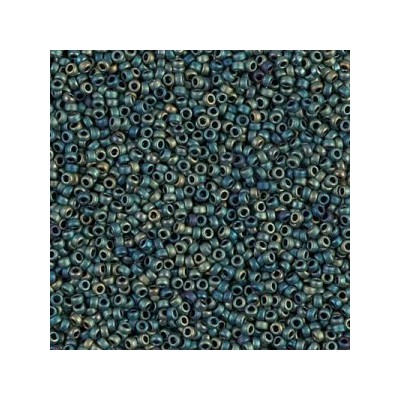 R15-2008 Rocailles 15/0 Metallic Mat Green (DB324) (x5gr) R15-2008 Rocailles 15/0 Metallic Mat Green (DB324) (x5gr)