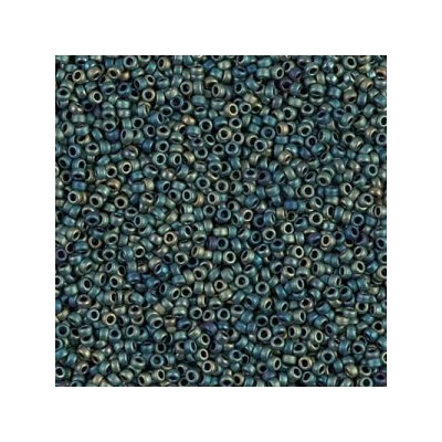 R15-2008 Rocailles 15/0 Metallic Mat Green (DB324) (x5gr)