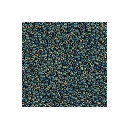 R15-2008 Rocailles 15/0 Metallic Mat Green (DB324) (x5gr)
