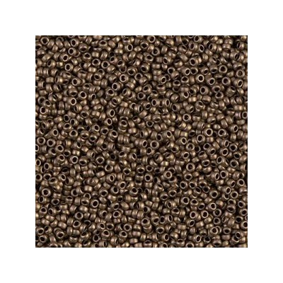 R15-2006 Rocailles 15/0 Metallic Mat Dark Bronze (DB322) (x5gr)